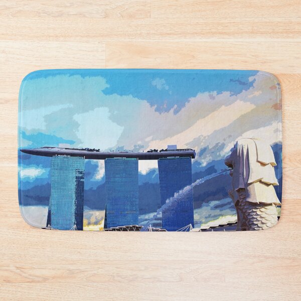 Item preview, Merlion Marina Bay Architecture Singapore designed and sold by Anuchartl.