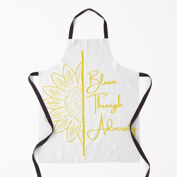 Item preview, Bloom Through Adversity - Half Sunflower (Yellow) designed and sold by T-WoodCreations.