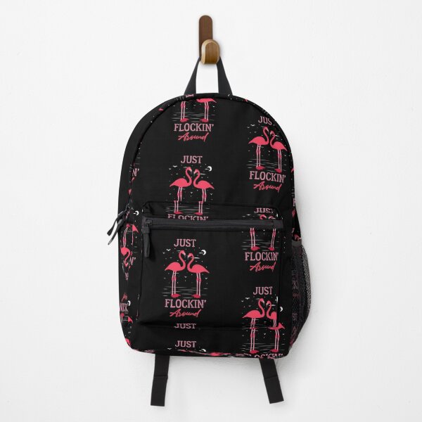 Item preview, Just Flockin' Around - Funny Flamingo Dancing Joke designed and sold by Raiko-art.