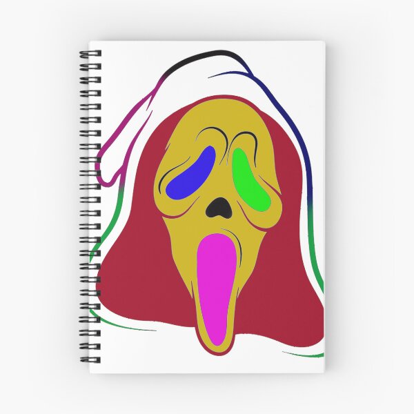 Item preview, id16 Colorful GhostFace and Colorful screaming human face  quality, original, domestic production and made of natural materials,  designed and sold by bcbutika.