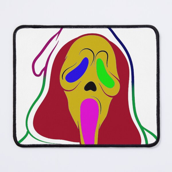 Item preview, id16 Colorful GhostFace and Colorful screaming human face  quality, original, domestic production and made of natural materials,  designed and sold by bcbutika.