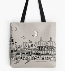 Boardwalk at Night Tote Bag