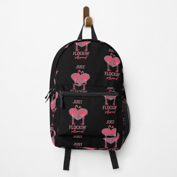 Item preview, Just Flockin' Around - Funny Flamingo Dancing Joke designed and sold by Raiko-art.