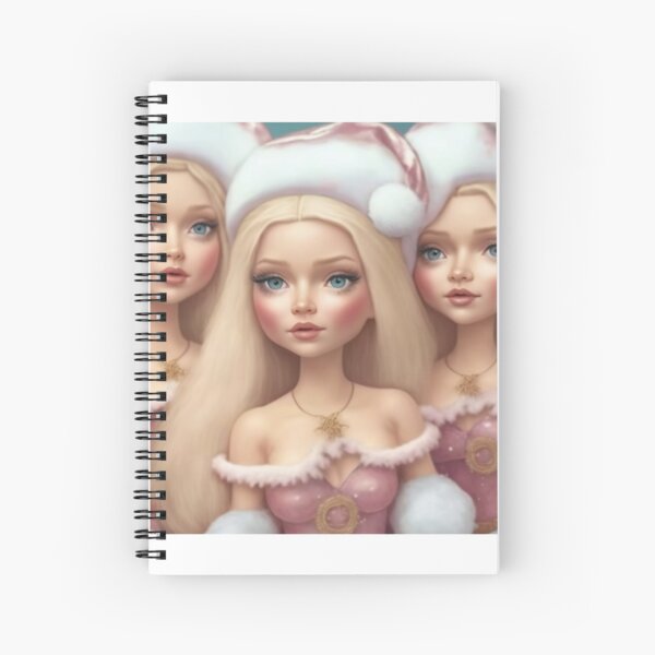 Christmas girls Spiral Notebook