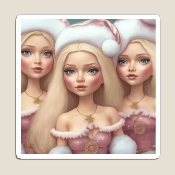 Christmas girls Magnet