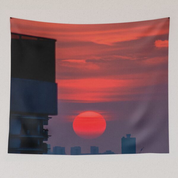 Item preview, Glorious sunset over the city designed and sold by Kenzo Hosomi.
