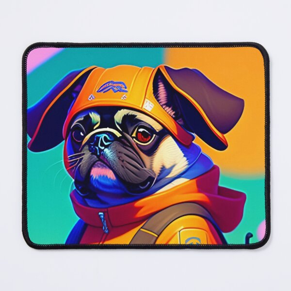 Item preview, Cool dog astronaut illustration in the space, colorful vibrant digital art 14 designed and sold by vishalraifx.