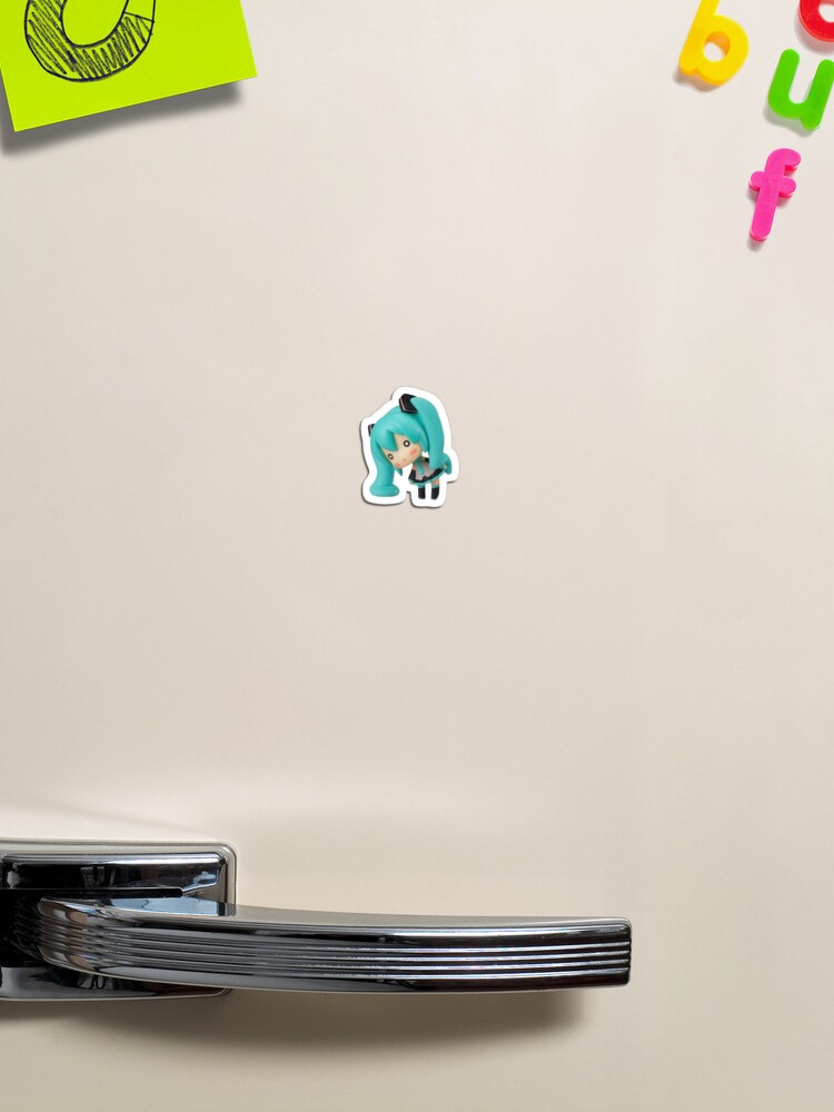 miku figure Magnet for Sale by dontkillspiders