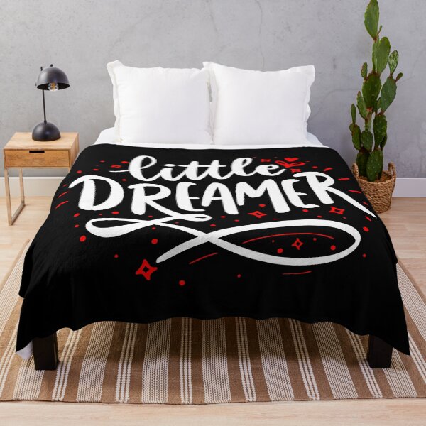 Item preview, Little Dreamer - White & red quotes designed and sold by jwebmarket.