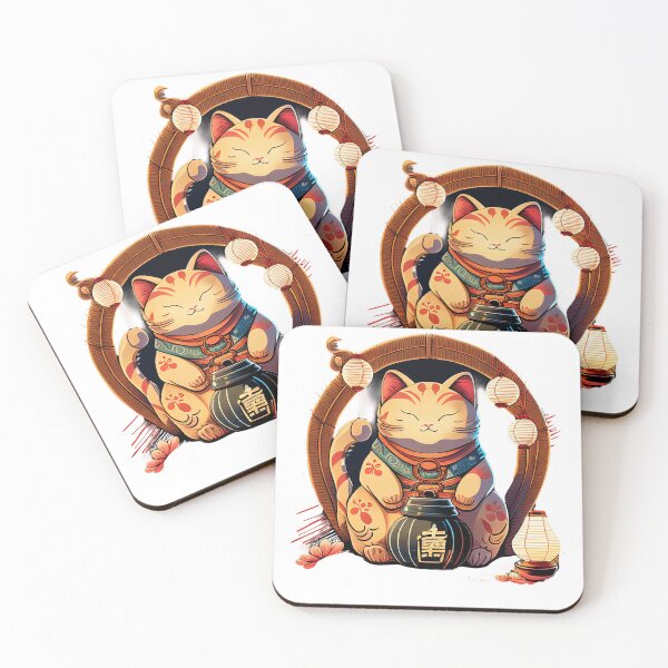 Item preview, The Maneki Neko Collection: Designs for Good Luck designed and sold by Deluzion.