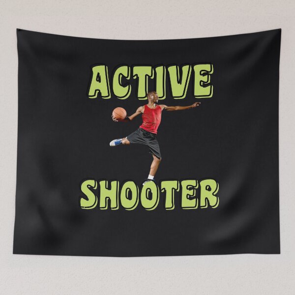 Item preview, ACTIVE SHOOTER BASKETBALL designed and sold by starfishstuff.