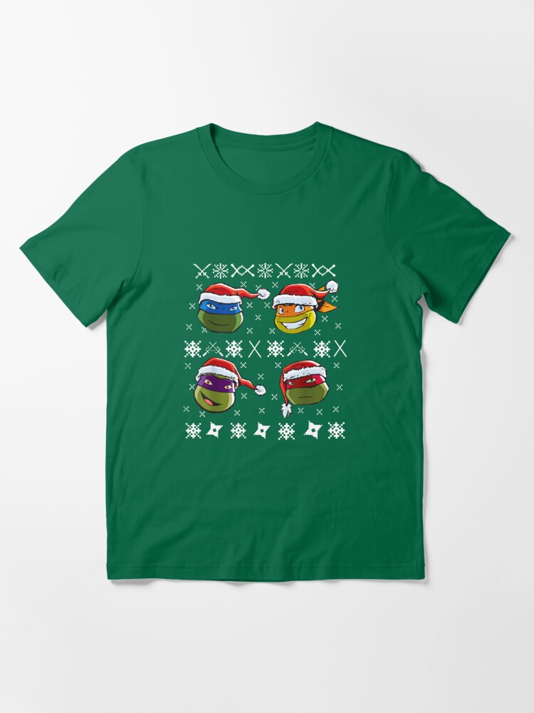 Men's Teenage Mutant Ninja Turtles Christmas Up All Night T-Shirt - Red  Heather - 2X Large