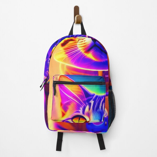 Item preview, Cool cat astronaut illustration in the space, colorful vibrant digital art 16 designed and sold by vishalraifx.