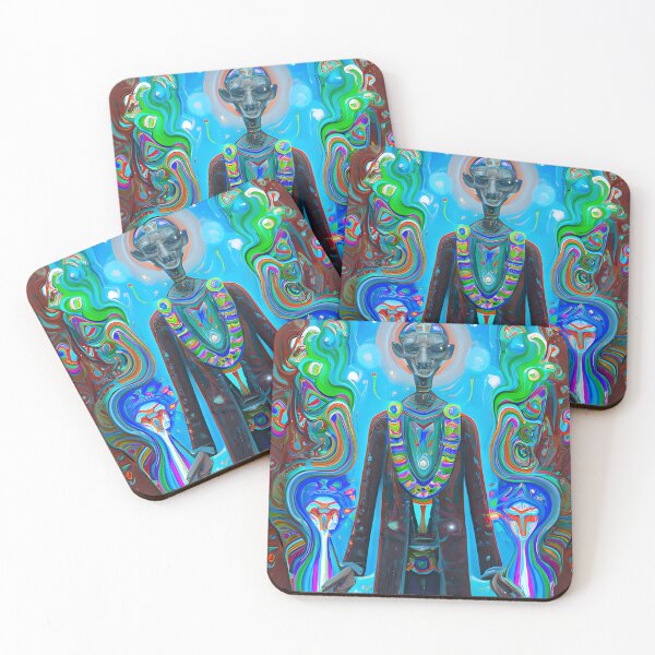 Item preview, Techno-Shaman (21) - Trippy Psychedelic Art designed and sold by TheThirdEye.