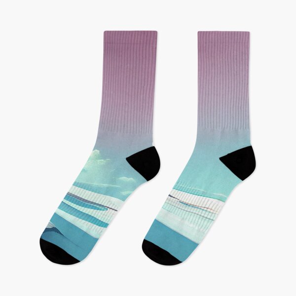 Item preview, "Serene Pastels: A Minimalist Landscape designed and sold by Colourpixels.