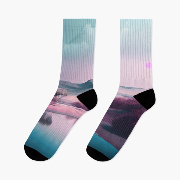 Item preview, Minimalist Pastel Oasis: Landscape" designed and sold by Colourpixels.