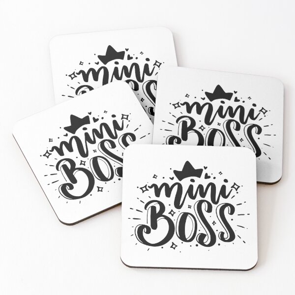 Item preview, Mini Boss - Black quotes designed and sold by jwebmarket.