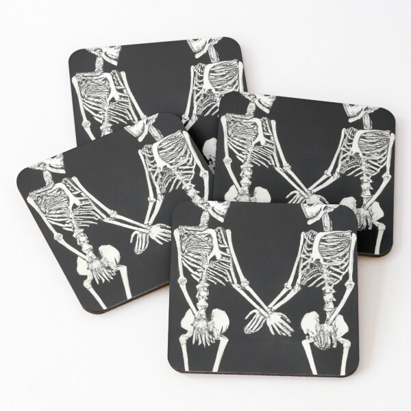 Item preview, Skeletons Graphic Holding Hands Classic designed and sold by Dirtcheapartist.