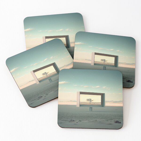 Item preview, Pastel Dreams: A Minimalist Landscape" - This dreamlike piece of modern art transports you to a peaceful and sere designed and sold by Colourpixels.