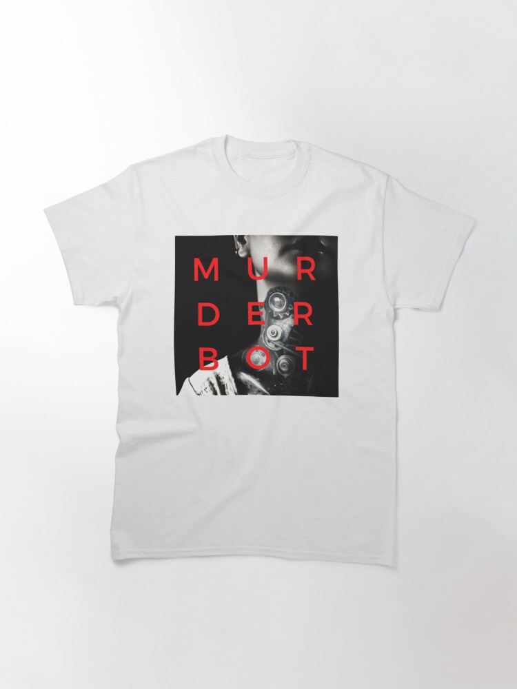 Thumbnail 3 of 7, Classic T-Shirt, Murderbot is Love designed and sold by EldritchArtsUSs.