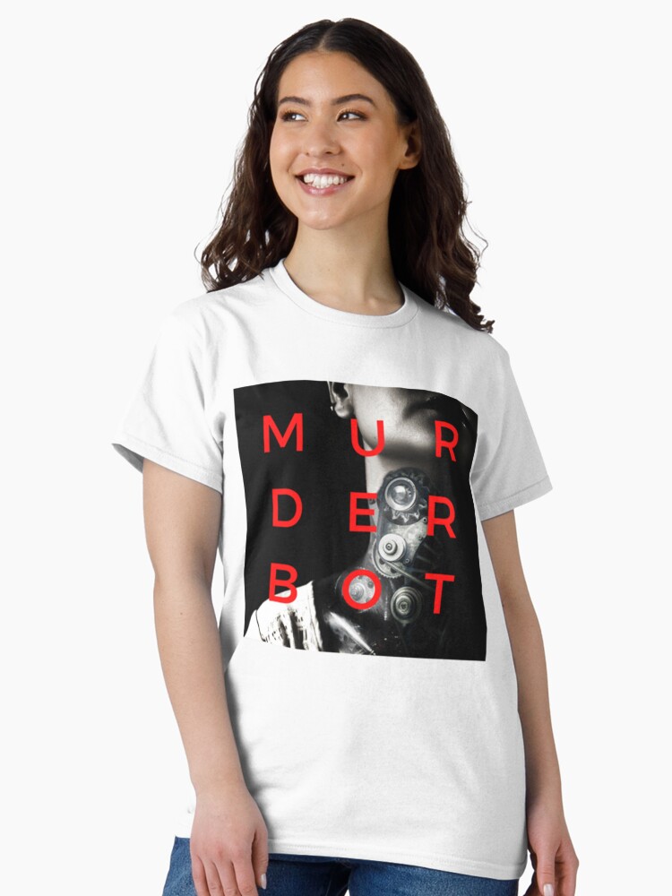 Thumbnail 2 of 7, Classic T-Shirt, Murderbot is Love designed and sold by EldritchArtsUSs.