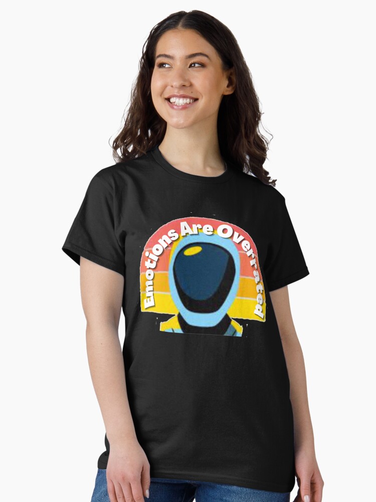 Thumbnail 2 of 7, Classic T-Shirt, MurderBot Ugh Emotions Clipart designed and sold by EldritchArtsUSs.