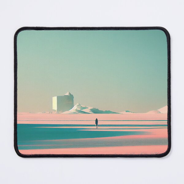 Item preview, Pastel Tranquility: A Minimalist Landscape designed and sold by Colourpixels.