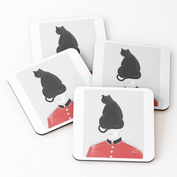 Item preview, Guard Black Cat designed and sold by glanced2677.