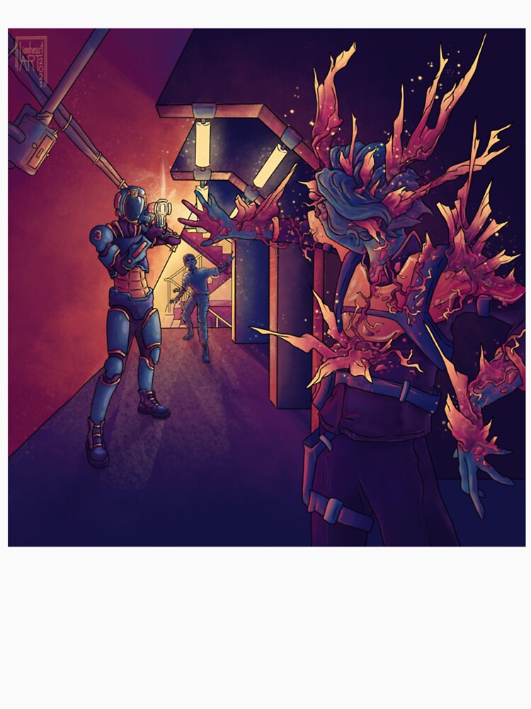 Thumbnail 7 of 7, Classic T-Shirt, Network Effect Rescue Scene designed and sold by EldritchArtsUSs.