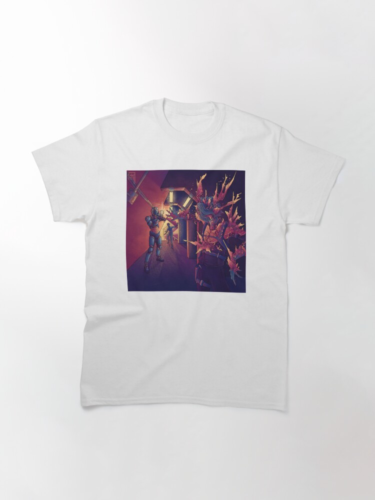 Thumbnail 3 of 7, Classic T-Shirt, Network Effect Rescue Scene designed and sold by EldritchArtsUSs.