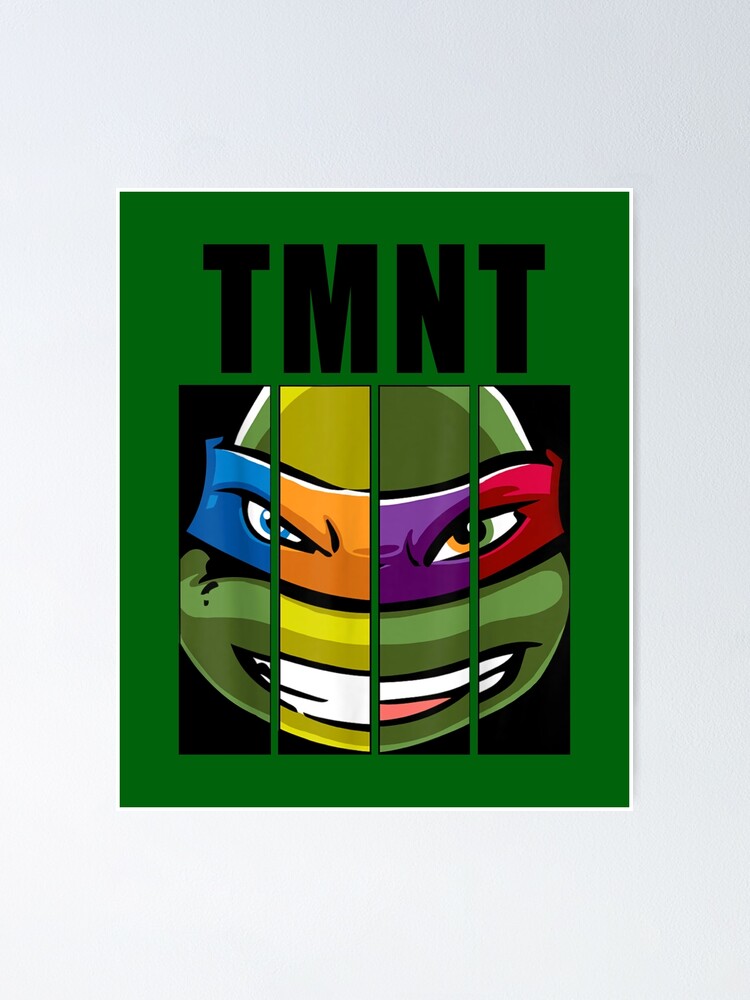 Teenage Mutant Ninja Turtles Face Mash Up. Poster for Sale by  jeyseldashniy