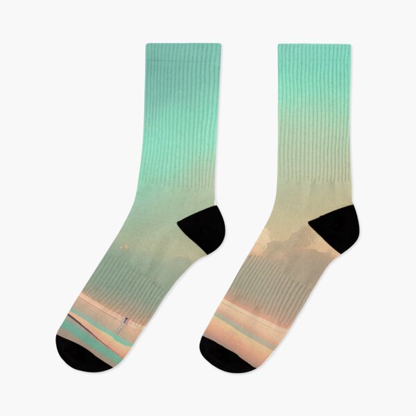 Item preview, Serene Pastel Escape: Minimalist Landscape designed and sold by Colourpixels.
