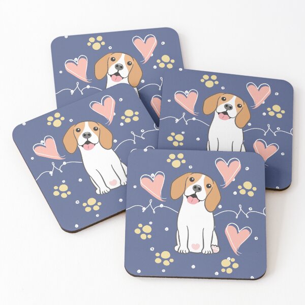 Item preview, Love Beagle - Red White designed and sold by Lulupainting.