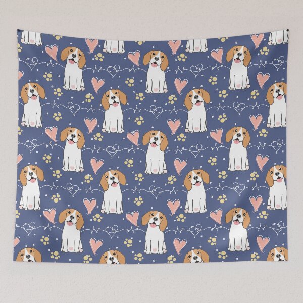 Item preview, Love Beagle - Red White designed and sold by Lulupainting.