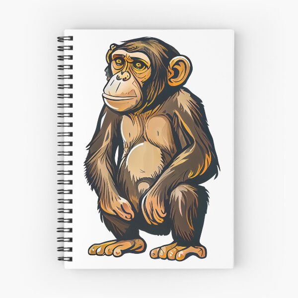 Item preview, Chimpanzee in full colour - no background designed and sold by TheBrainArt.