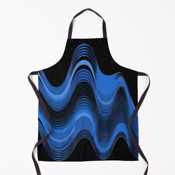 Item preview, Groovy Sine Waves in Cobalt designed and sold by Patternifico.