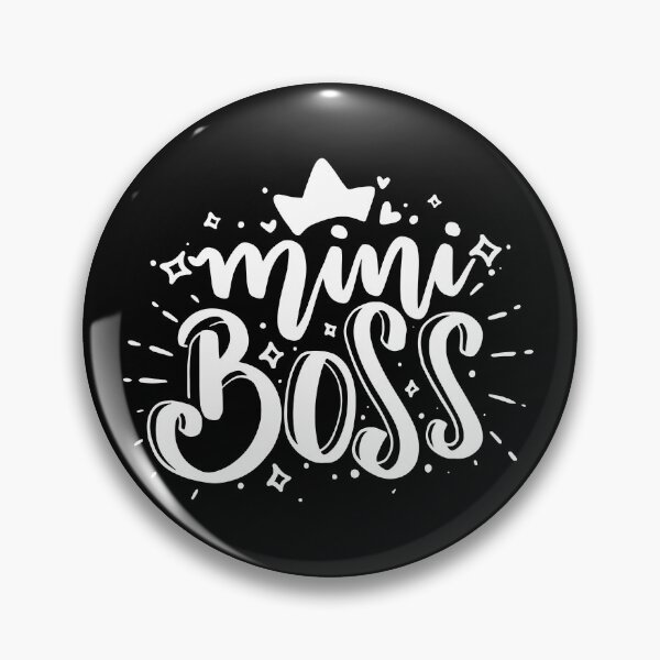 Item preview, Mini Boss - White quotes designed and sold by jwebmarket.