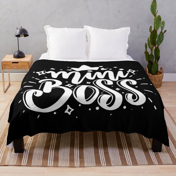 Item preview, Mini Boss - White quotes designed and sold by jwebmarket.