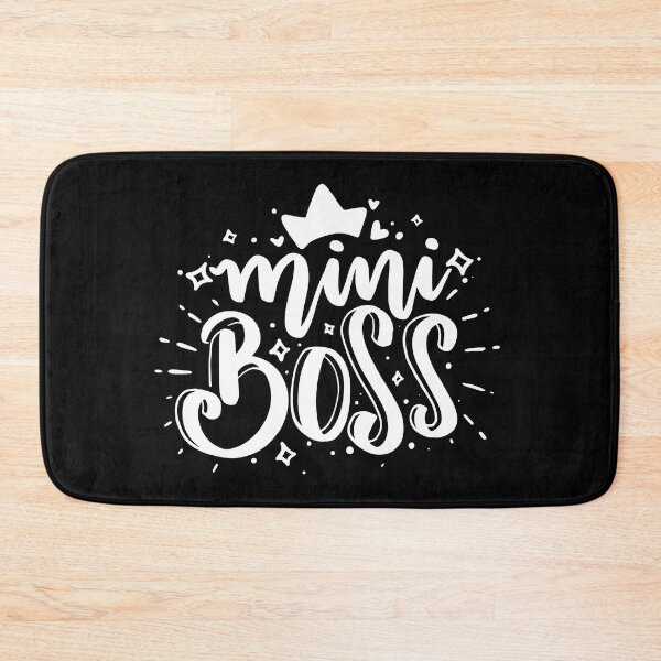 Item preview, Mini Boss - White quotes designed and sold by jwebmarket.