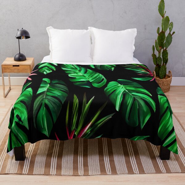 Item preview, Monstera leaves - tropical leaf pattern designed and sold by Ascooepics.