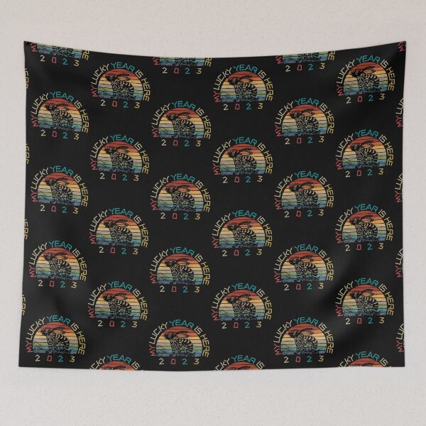 Item preview,  MY LUCKY YEAR IS HERE , YEAR OF THE RABBIT 2023, HAPPY CHINESE RABBIT designed and sold by DanaMire.