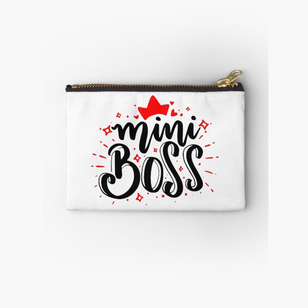 Item preview, Mini Boss - Black quotes red hearts designed and sold by jwebmarket.