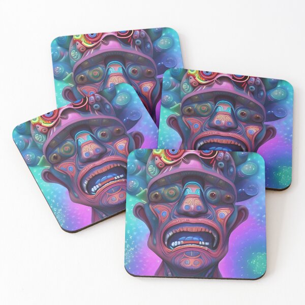 Item preview, Techno-Shaman (16) - Trippy Psychedelic Art designed and sold by TheThirdEye.