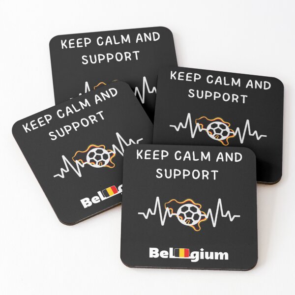 Artikelvorschau, Keep Calm And Support Belgien Keep Calm And Support entworfen und verkauft von UKCoinsShopp.