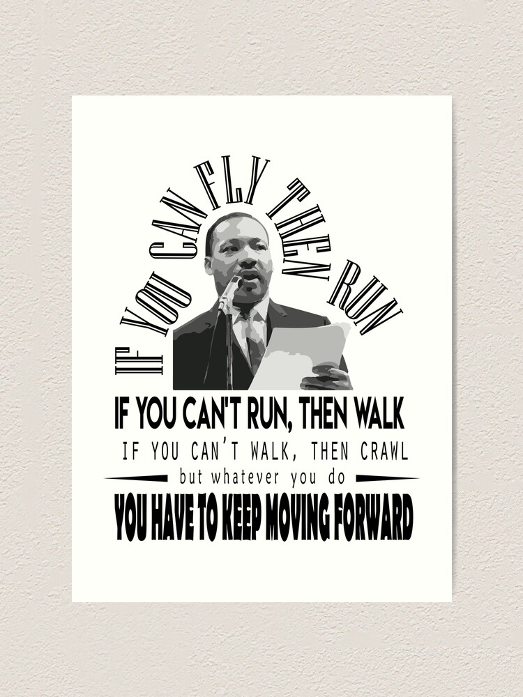 Martin Luther King Jr - Motivational Quote Art Print for Sale by