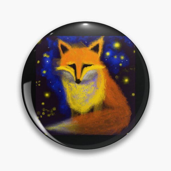 Item preview, Gorgeous Starry Night Inspired Fox designed and sold by T-Shirt-Group.