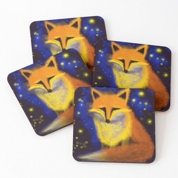 Item preview, Gorgeous Starry Night Inspired Fox designed and sold by T-Shirt-Group.