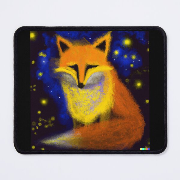 Item preview, Gorgeous Starry Night Inspired Fox designed and sold by T-Shirt-Group.