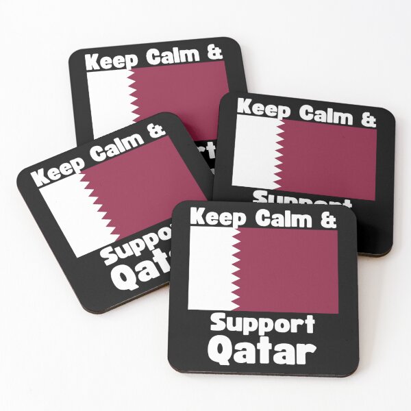 Item preview, Keep Calm and Support Qatar designed and sold by UKCoinsShopp.
