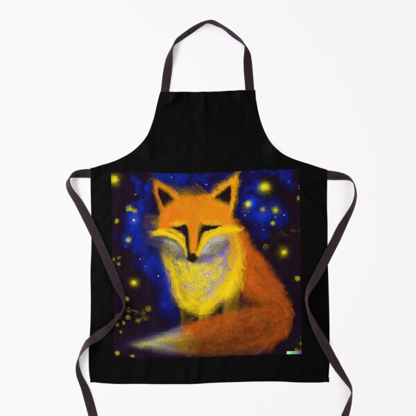Item preview, Gorgeous Starry Night Inspired Fox designed and sold by T-Shirt-Group.